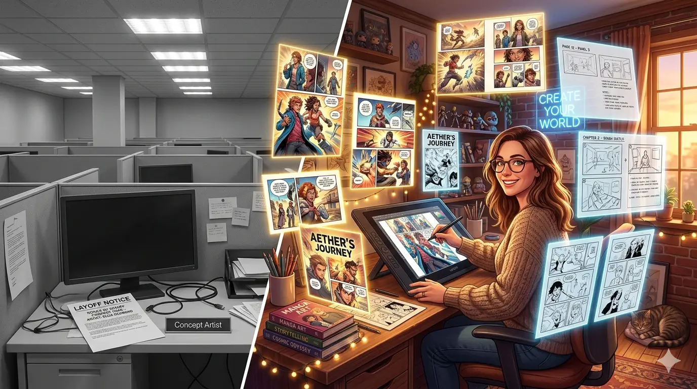 朋友做原画失业了，三个月后他月入 3 万